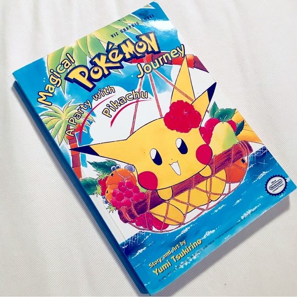 Rare A Party with Pikachu Magical Pokémon Journey Adventure Yumi Tsukirino Book - Picture 2 of 4